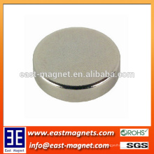 Scheibengröße Verwendung für industrielle gesinterte Neodym-Magnet / dünner runde Form ndfeb Magnet für maßgeschneiderte